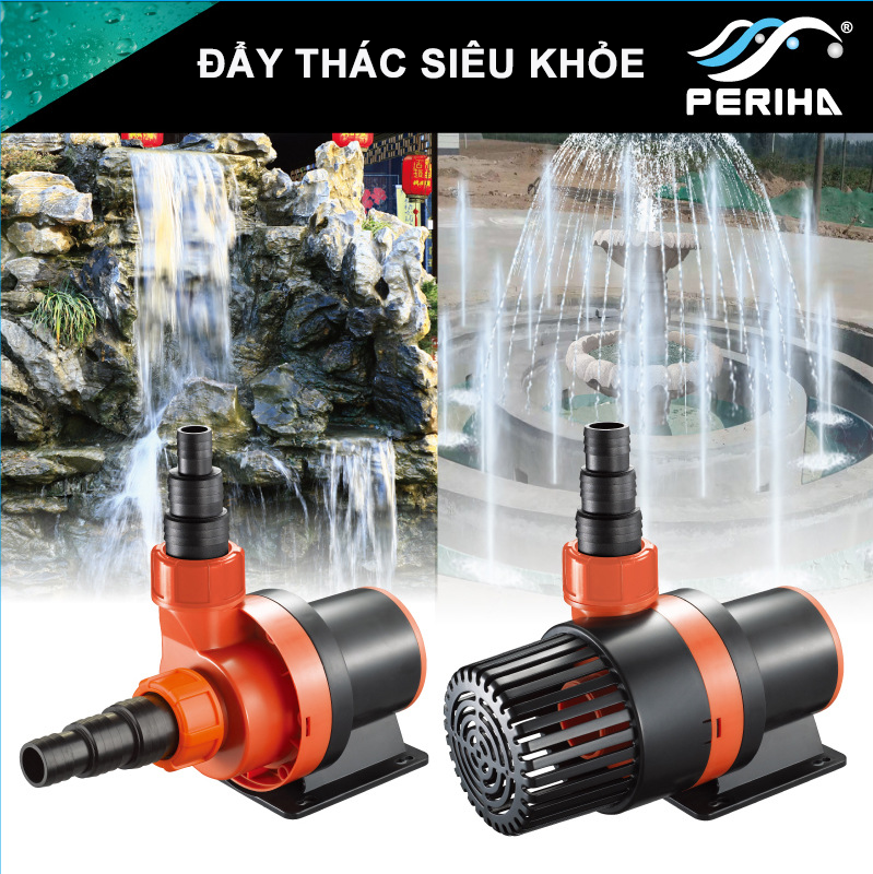 Water pump aquarium periha PB 5000 - 25000 lít/h (Super save electricity, running smoothly, durable, with intelligent control panel)