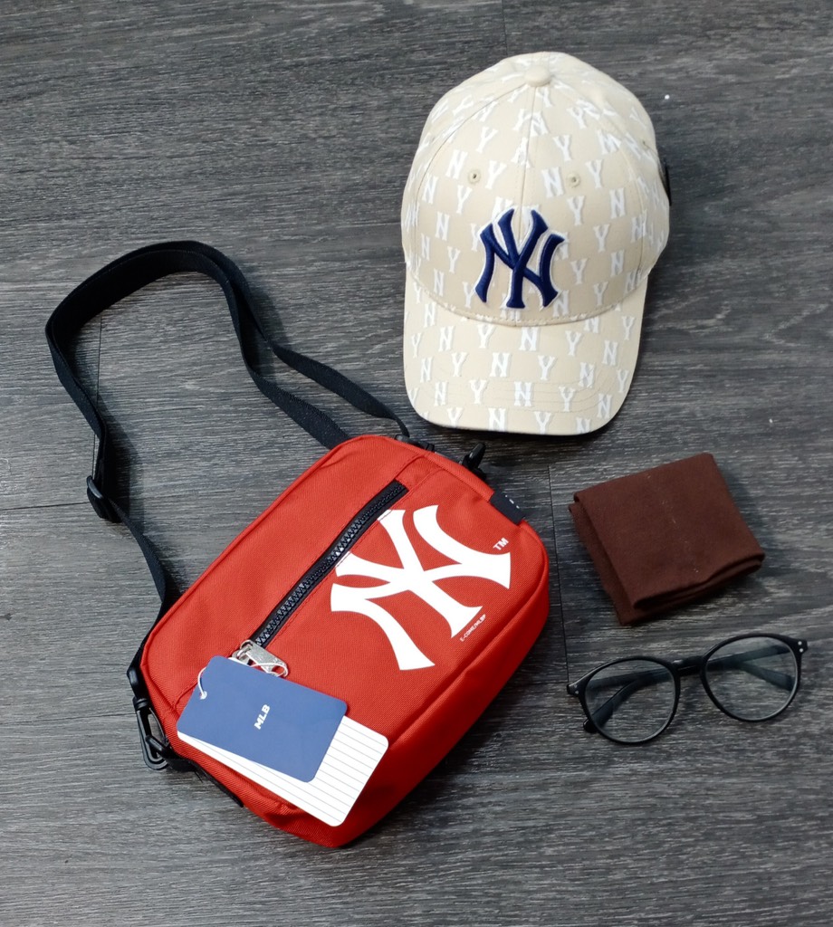 TÚI ĐEO CHÉO MLB XANH và Đỏ
