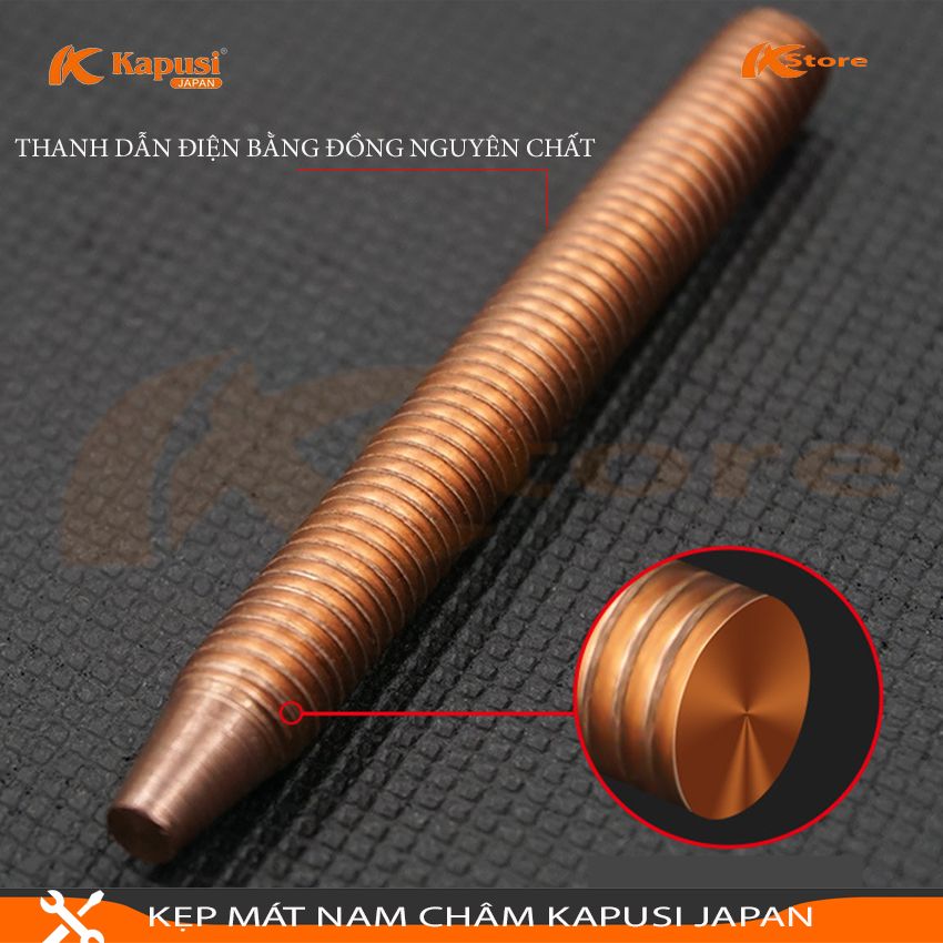 KẸP MÁT NAM CHÂM ĐÔI KAPUSI JAPAN 800A