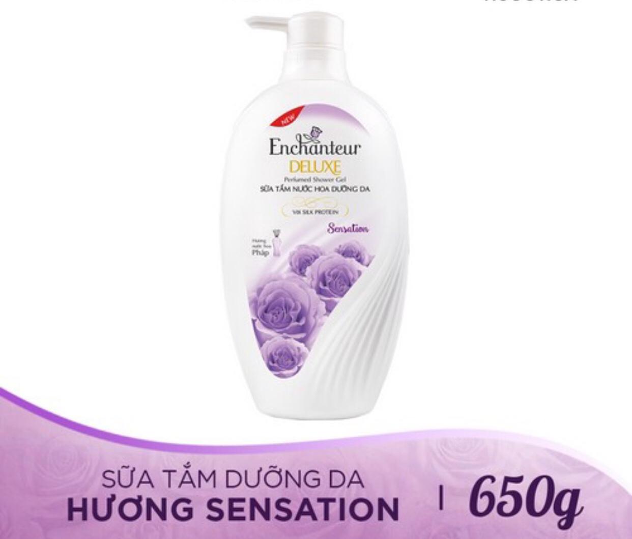 Sữa Tắm Nước Hoa Enchanteur Sensation 650ml