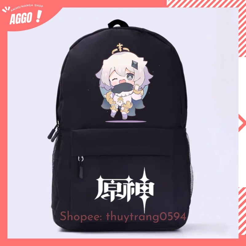 [ NHIỀU MẪU] Balo Đi Học game Genshin Impact Cực HOT