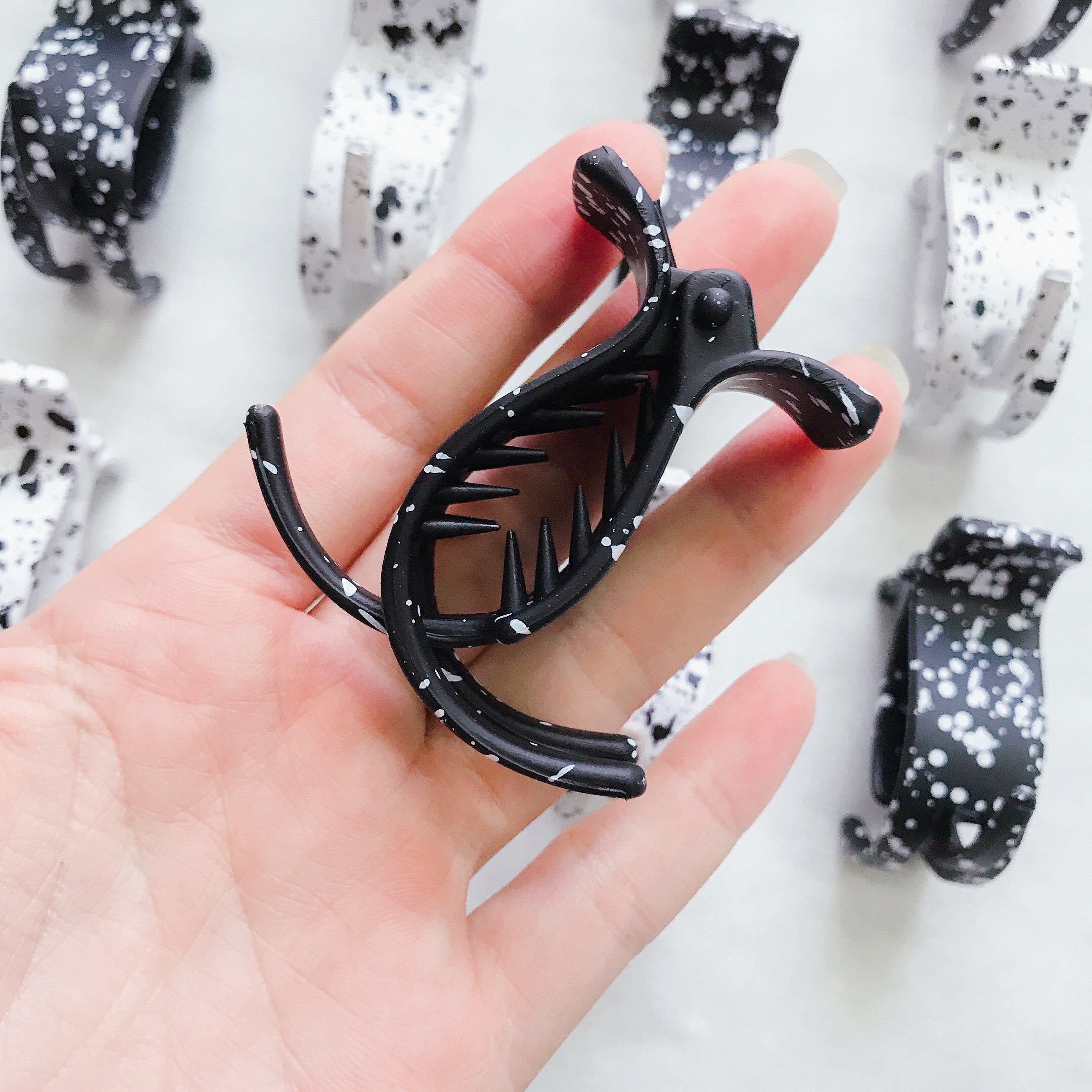 [FREESHIP + HOÀN TIỀN 50K] Kẹp Càng Cua ( Gấp Tóc ) 3 Răng Họa Tiết Bò Sữa Cực Xinh HOT TREND 2021 PKHN0163