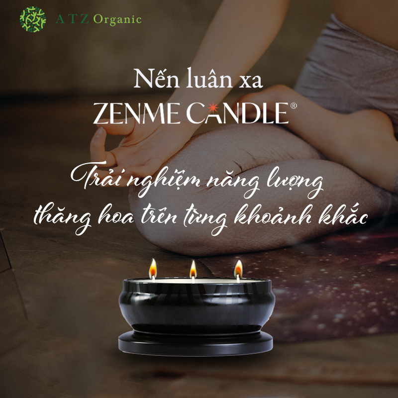 Nến luân xa 7- thư giãn, an thần, khai mở luân xa 7