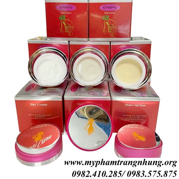 KEM NGÀY DƯỠNG DA, DỊU DA GINSENG HÀN QUỐC