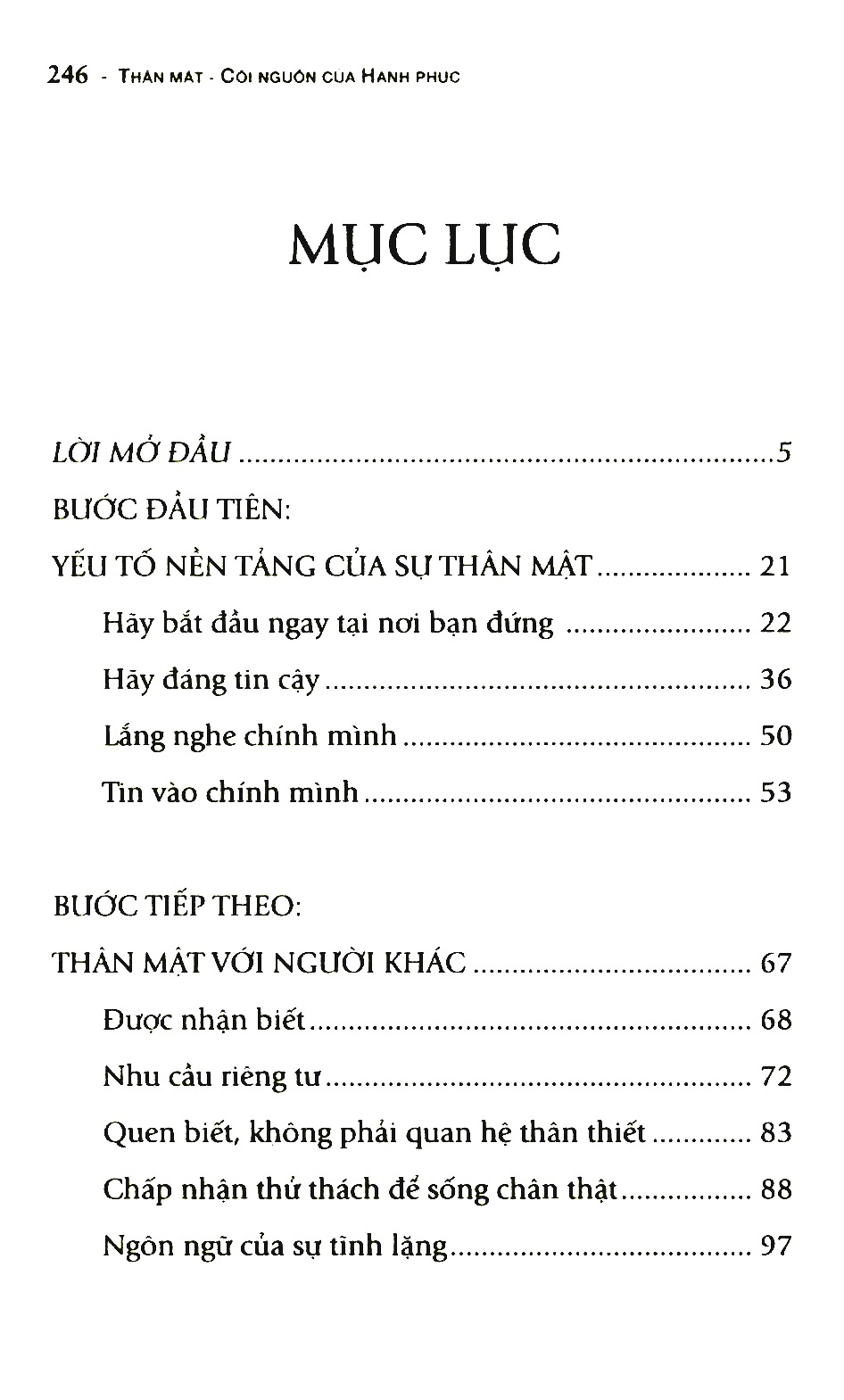 Sách - THÂN MẬT - CỘI NGUỒN HẠNH PHÚC