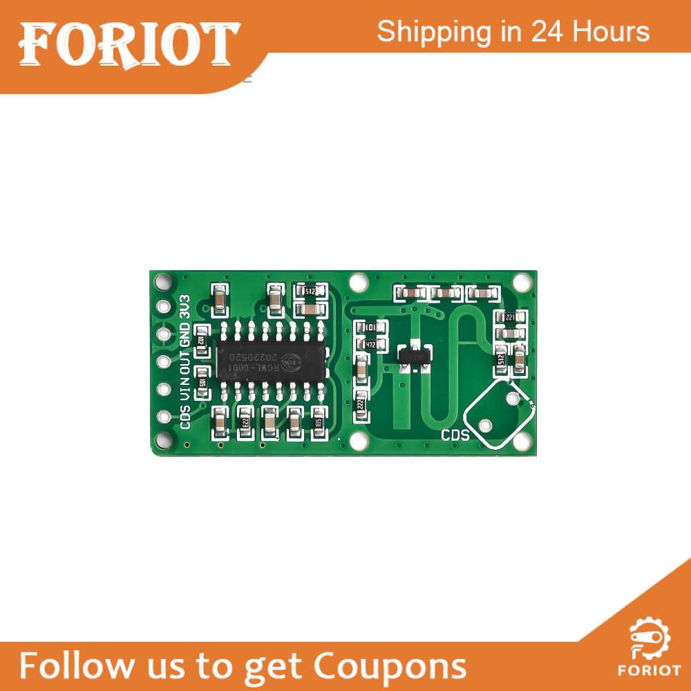 Foriot Mô-đun Cảm Biến Chuyển Động Radar Vi Sóng Mô-đun Công Tắc Thông Minh Mô-đun Cảm Ứng Cơ Thể Người Khoảng Cách Phát Hiện 6-12M 4-28V