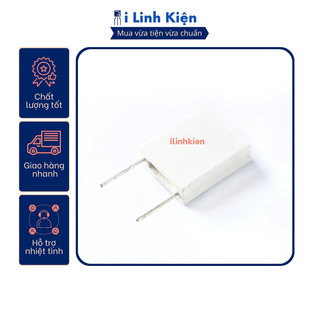 Điện trở sứ 5W 0.05R 5% KOA BPR56 chân đứng