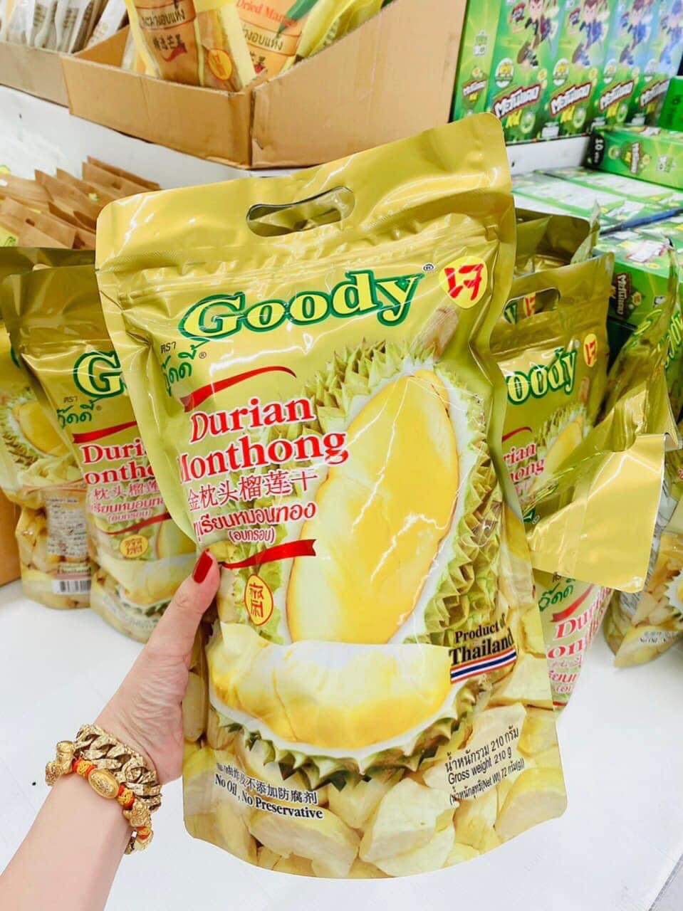 [HCM]Sầu Riêng Sấy TidJai - Thái Lan