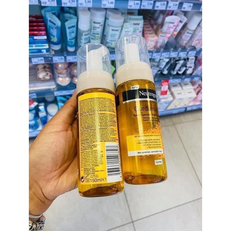Sữa Rửa Mặt Tạo Bọt Neutrogena 150Ml Hàng  Pháp