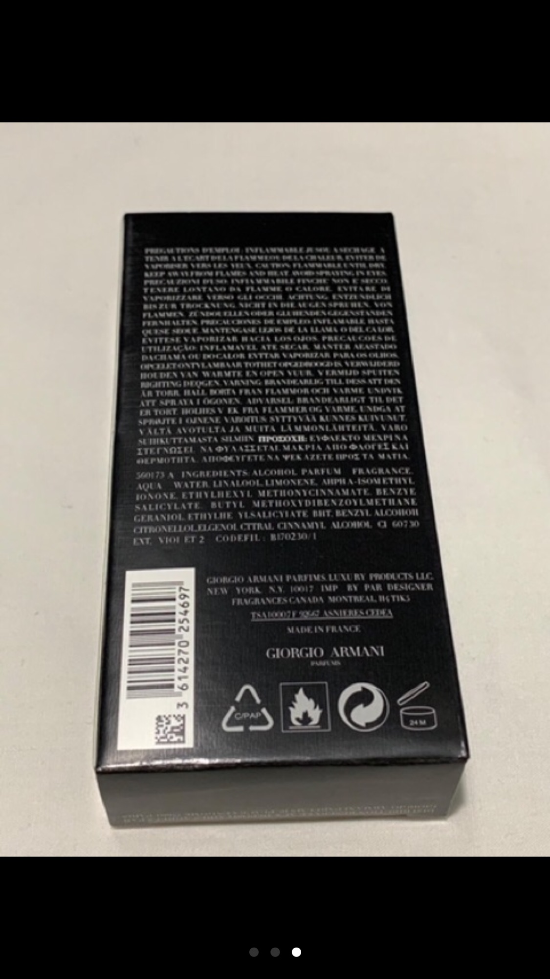 Nước hoa mini Giò Đen 20ml