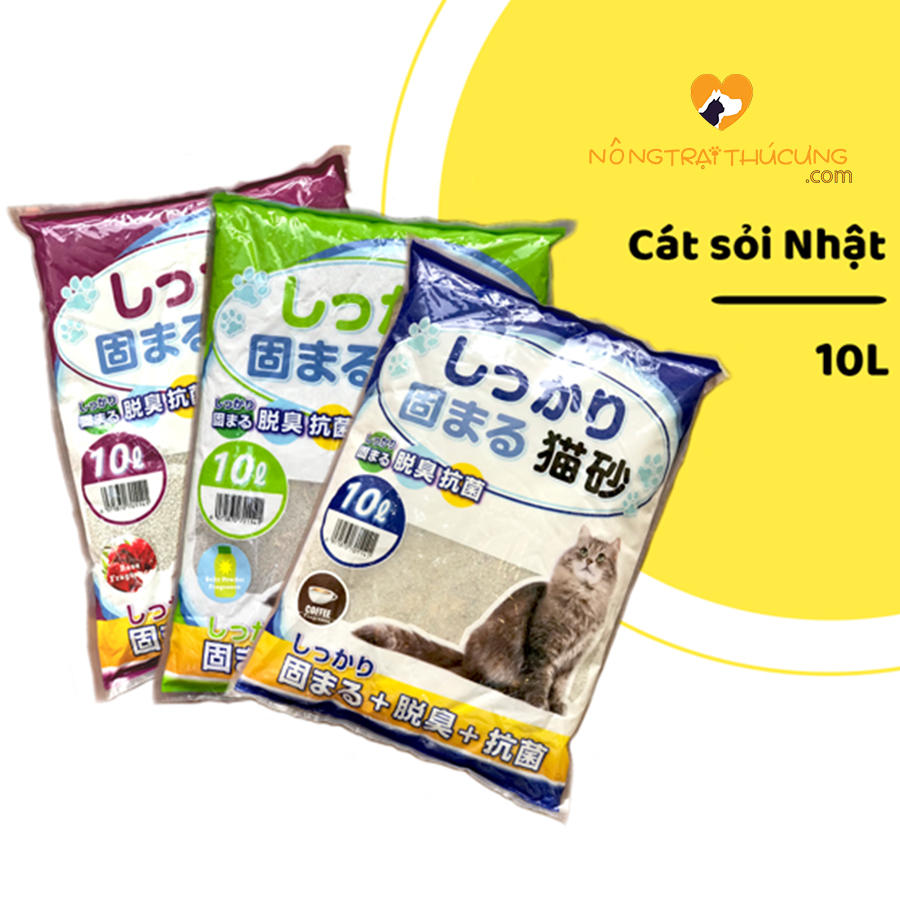 Cát vệ sinh cho mèo - Cát Nhật - Cát Litter - [Nông Trại Thú Cưng]