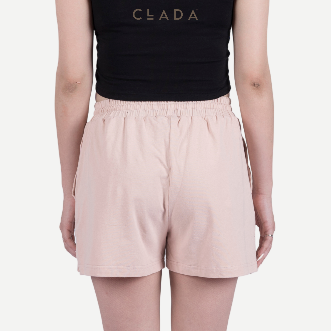 Quần short co giãn thương hiệu CLADA - Hồng
