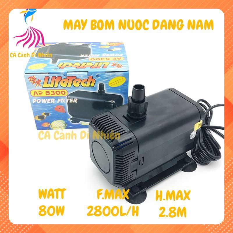 [Hoàn Tiền 10%][FreeShip] [Ảnh thật] Máy bơm nước hồ cá 80w 2800 lít/h LifeTech AP 5300