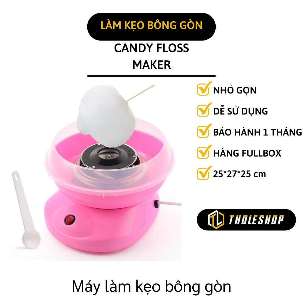 Máy làm kẹo bông - Máy làm kẹo bông cho bé an toàn, tiện lợi, tiết kiệm thời gian - Máy làm kẹo bông mini - Máy làm kẹo bông gia đình  - Máy làm kẹo bông cho gia đình