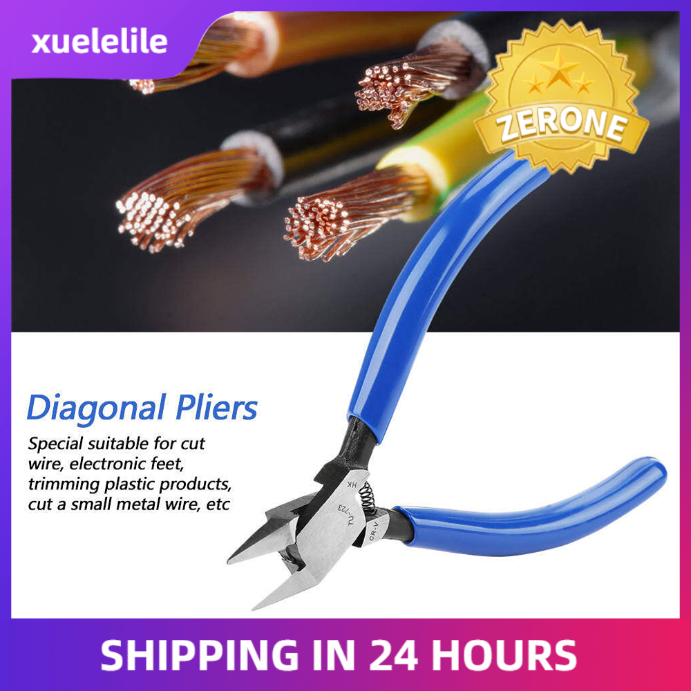 【Made in Italy 】4inch Electrical Wire Cable Cutters Snips Cutting Nippers Diagonal Pliers Wire Cutter Pliers