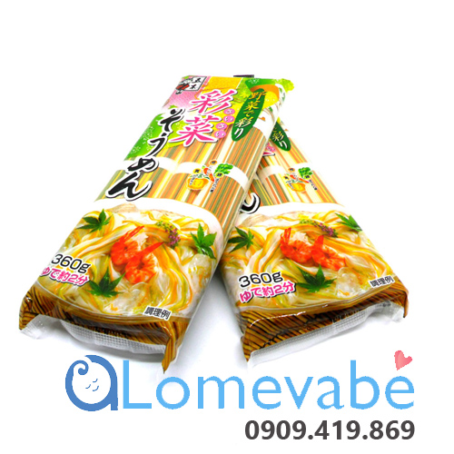 MÌ RAU CỦ NGŨ SẮC SOMEN 360GR
