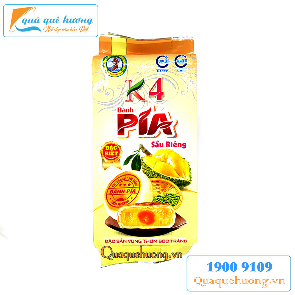 Bánh pía sầu riêng đặc biệt K4 – Đặc sản Sóc Trăng