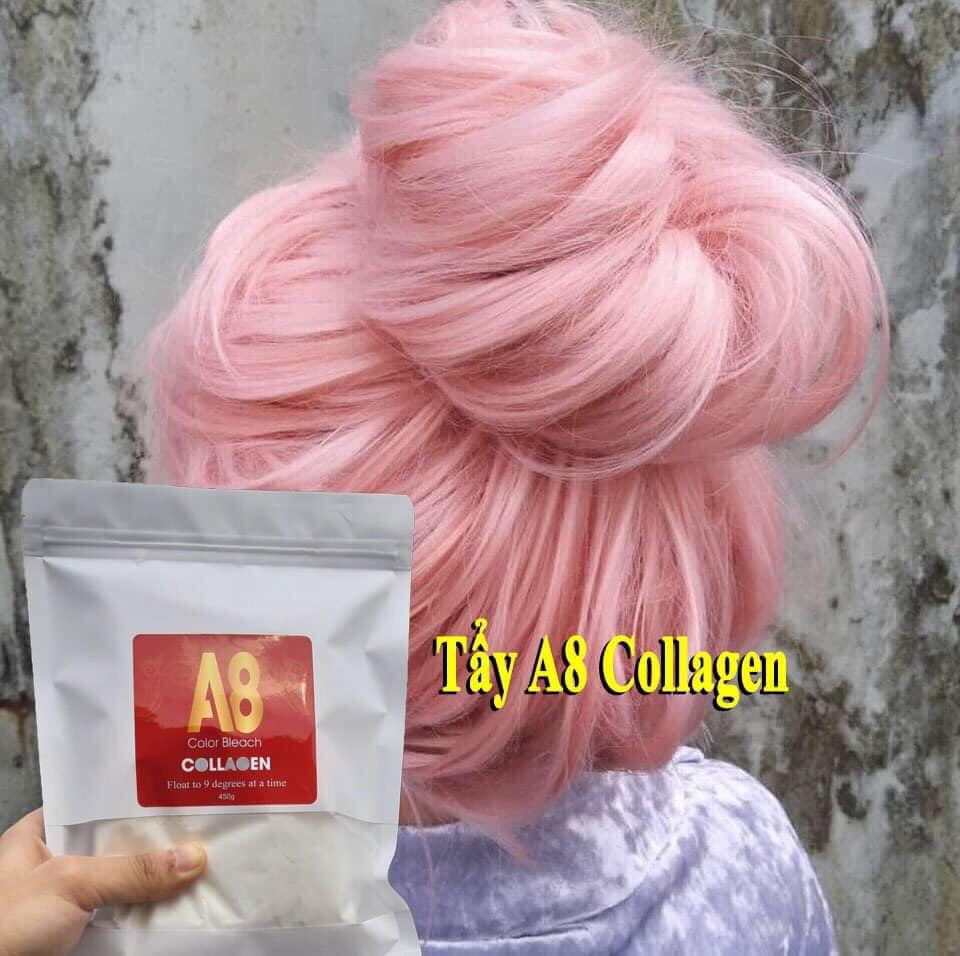 Bột tẩy tóc cao cấp A8 collagen hàng chuẩn công ty