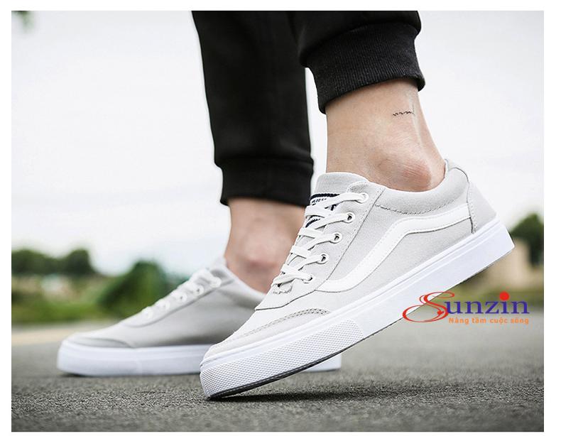 Giày thể thao nam SZ032, size từ 39-44 (xám nhạt)