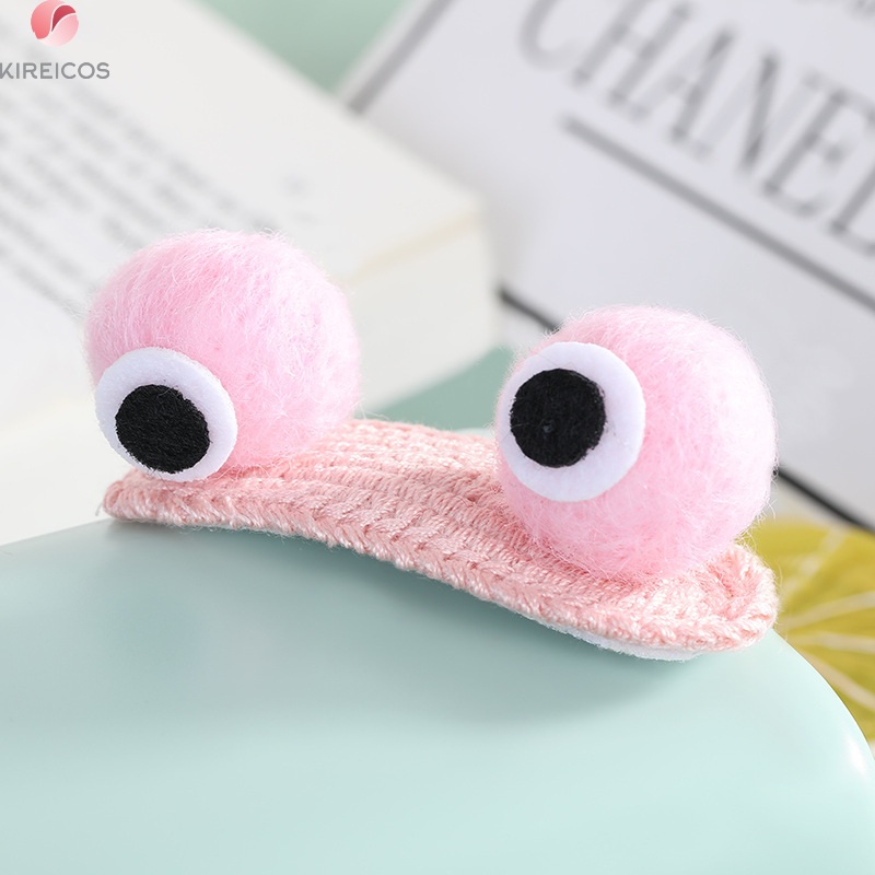 Kẹp Tóc Mái Đan Len Hình 2 Mắt 3D Cute - kireicos