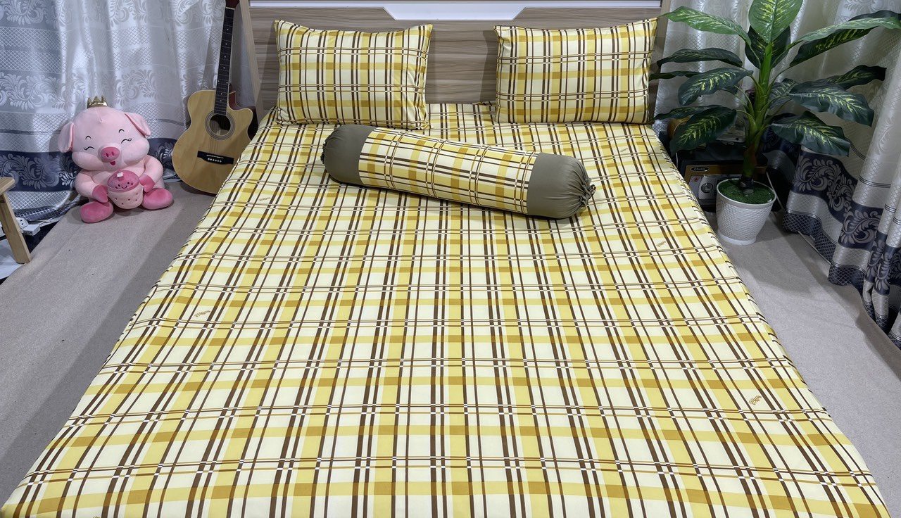 (1M4*2M) Bô drap ga thun Han quốc Vạn phát không mền