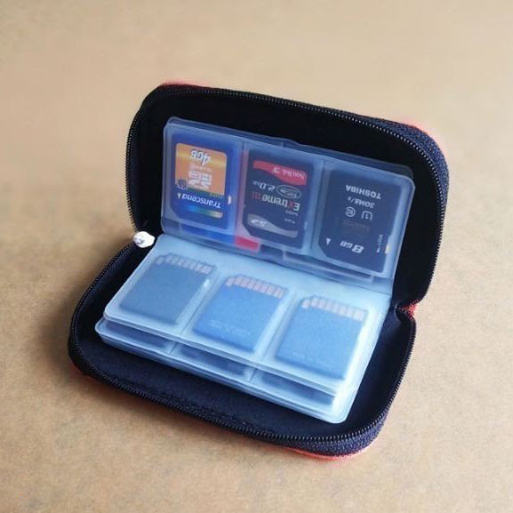 Túi Backpacker đựng thẻ nhớ SD, CF, micro SD