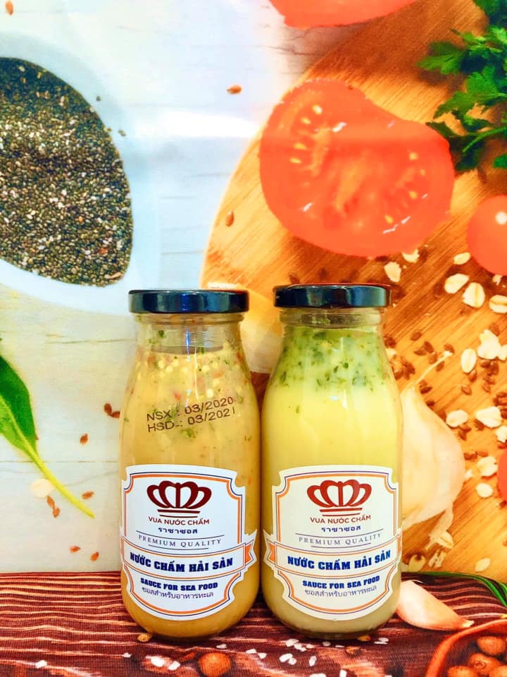 [HCM]Combo 2 CHAI NƯỚC CHẤM HẢI SẢN 300ML (Đỏ + Xanh)