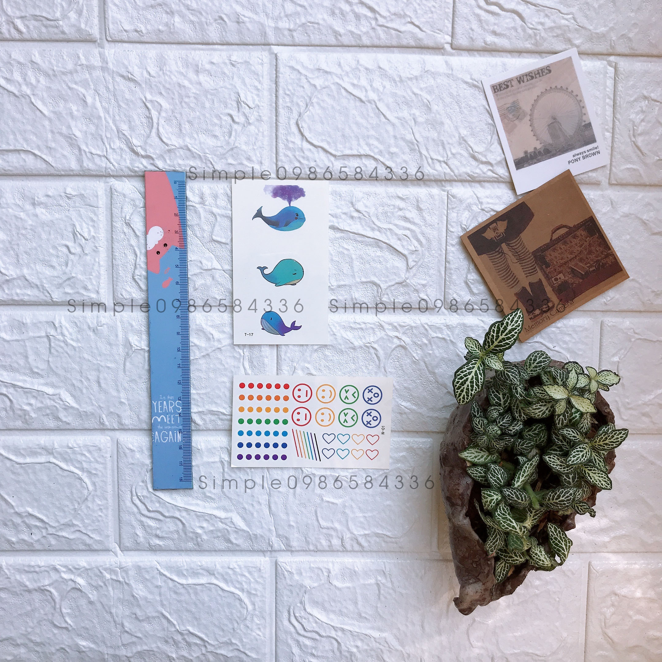 Hình dán sticker COMBO 5 BỘ Mã O [kèm ảnh thật]