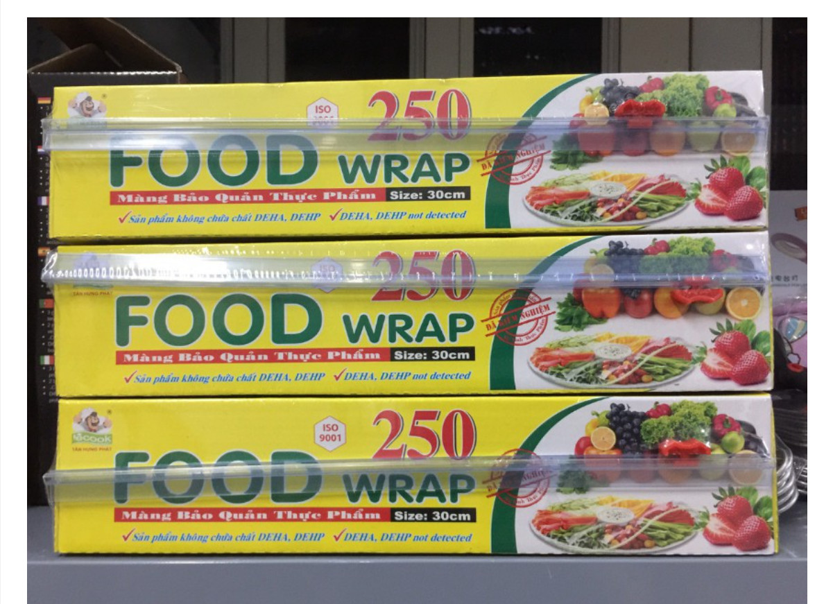 (Giao hỏa tốc) Màng bọc thực phẩm Ecook P250 30cmx150Yard (mua tại ptptshop)