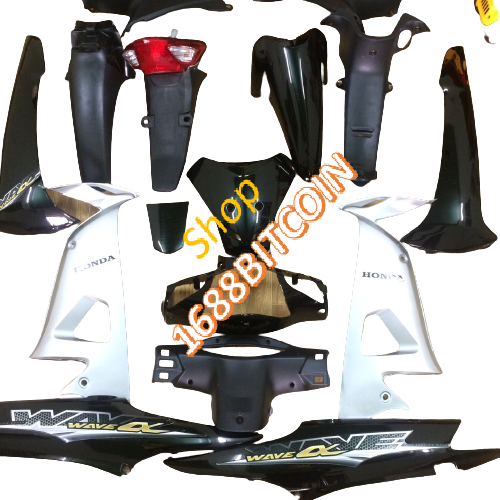 Dàn áo - Vỏ Nhựa xe Wave RS (Tặng Tem ), Alpha , S100, Wave A 100 màu Đen - nhựa ABS hàng chất lượng