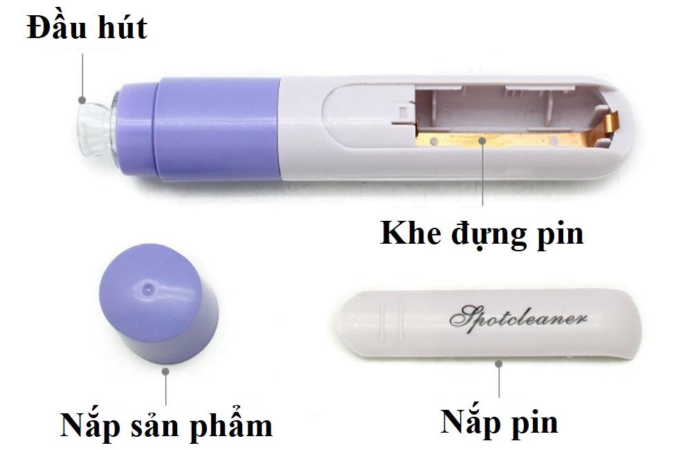 Máy hút mụn đầu đen mini cầm tay - chăm sóc da mặt