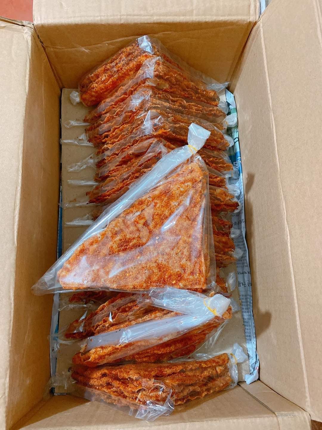( 10 bịch) Bánh Tráng Sate Khô Bò