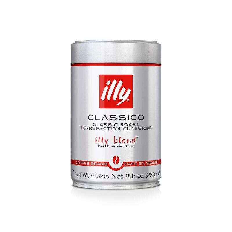 Cà Phê Hạt Đã Rang Illy Coffee Medium Roasted Classico Coffee - Nguyên Hạt - 250GR