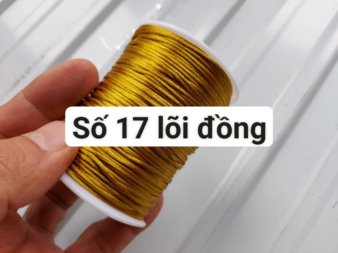 Bán lẻ 5 mét dây tim dày 1.5mm (2/2 bảng màu)