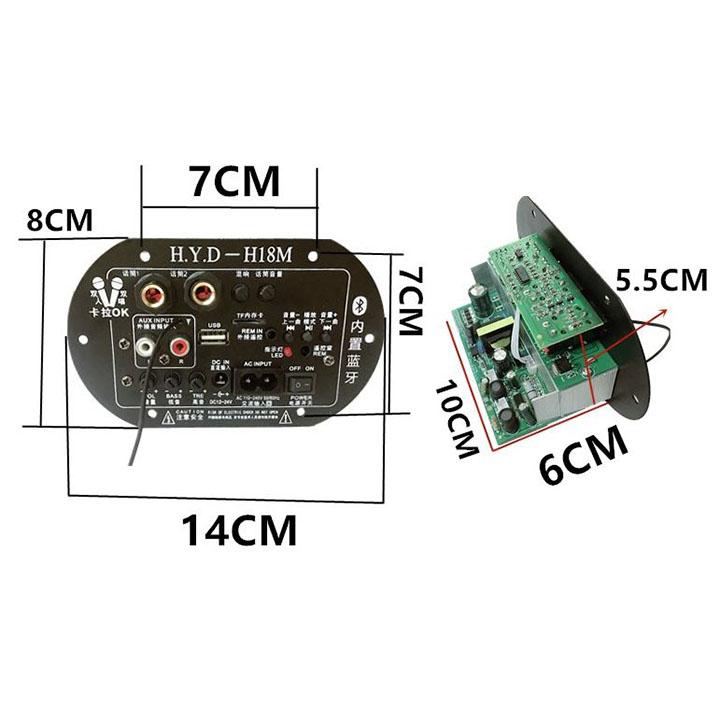 Mạch Loa Kéo Karaoke Bluetooth ÂM LY HIFI Bluetooth 150W