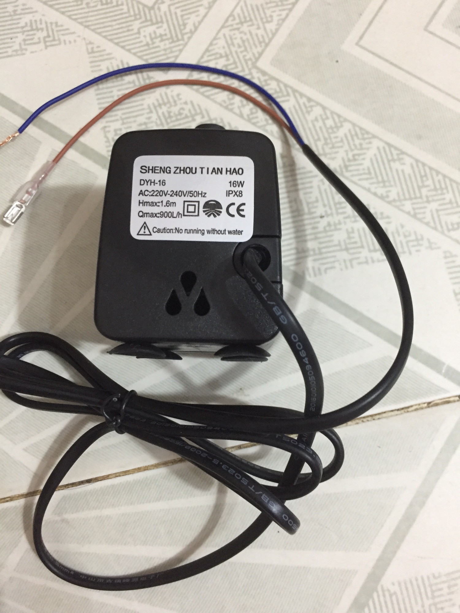 Máy bơm nước bể cá, máy bơm quạt điều hoà 16W