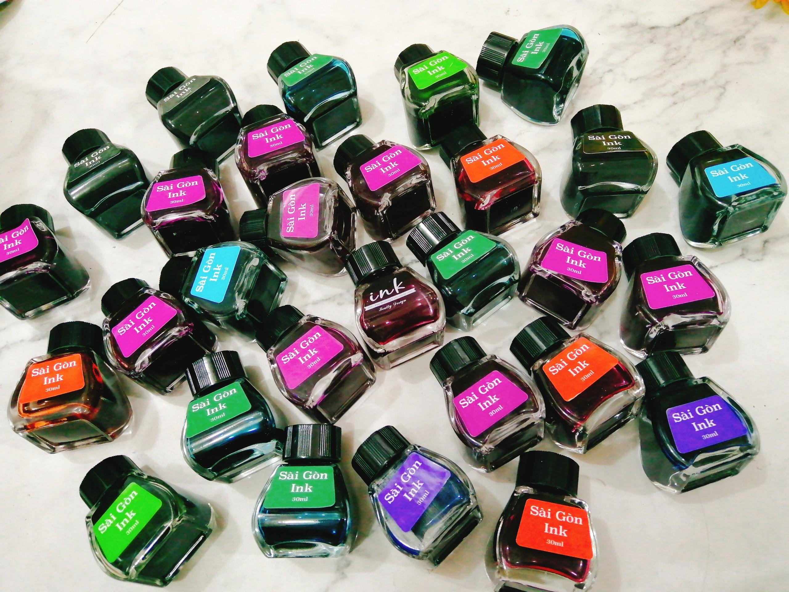Mực Sài Gòn Ink Tím Hồng