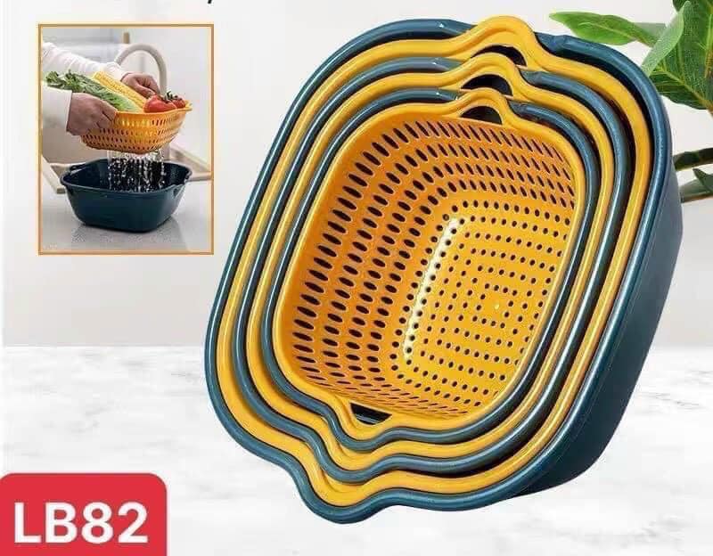 Combo 3 rổ 3 rá tiện lợi cho mọi nhà