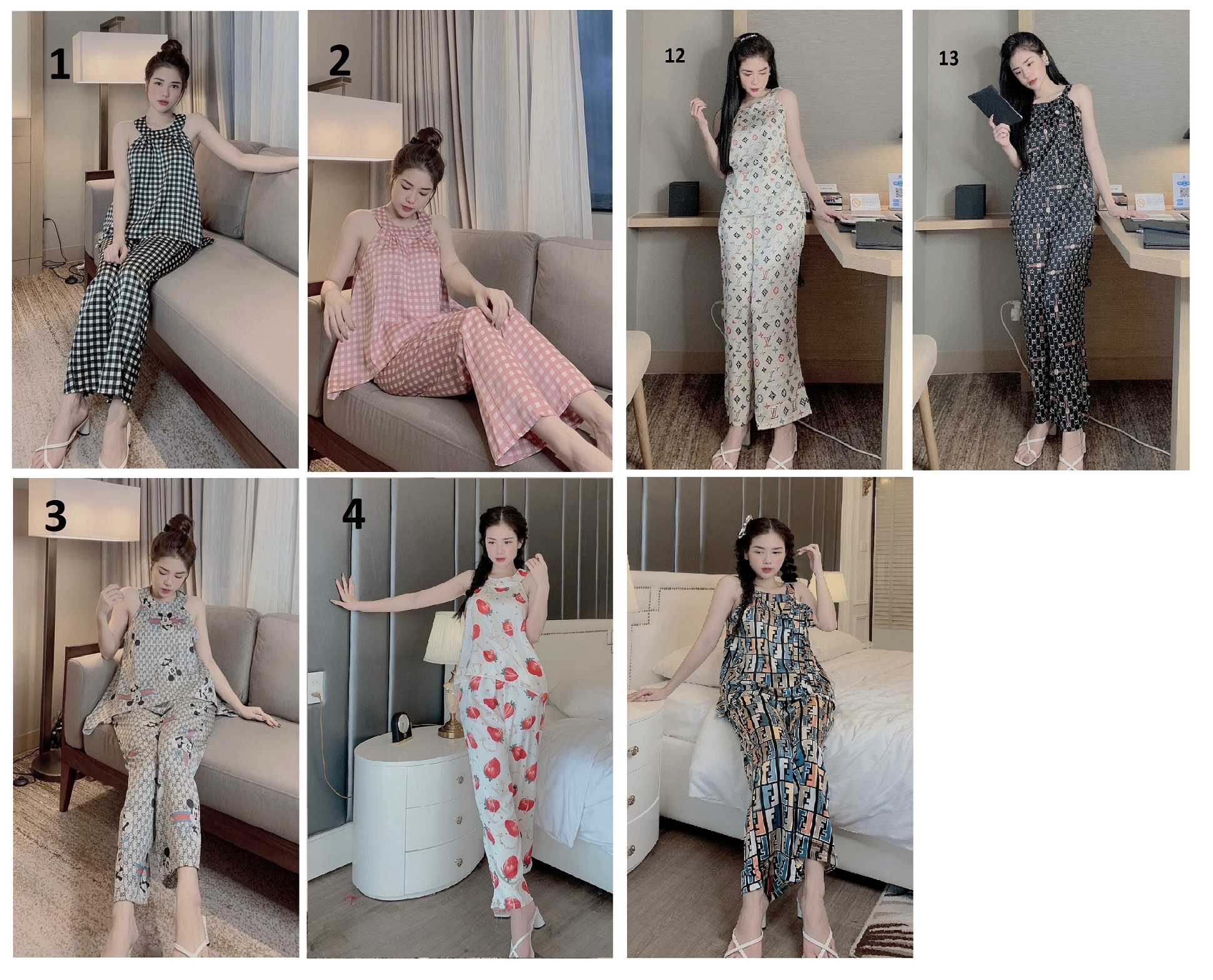 SET Yếm Lụa Mai Ngô - Lụa Latin