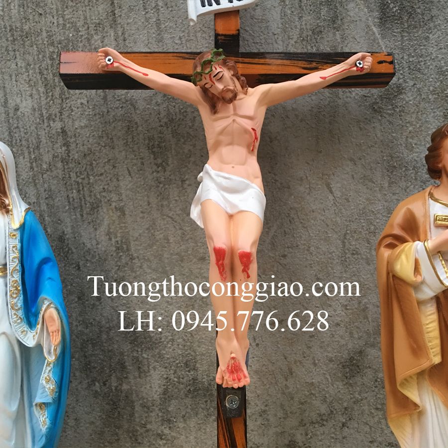 Bộ tượng bàn thờ Chúa 30cm