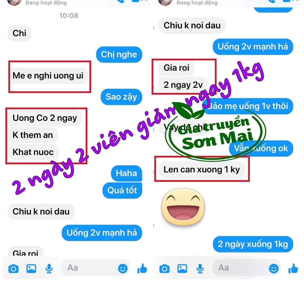 Giảm cân Thảo mộc Sơn Mai VIP 90v