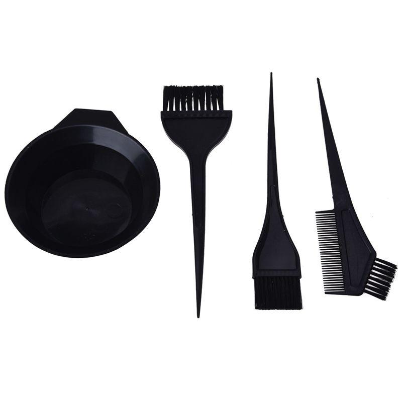 Bộ dụng cụ 1 chén 3 lược hỗ trợ tự nhuộm tóc nhập khẩu