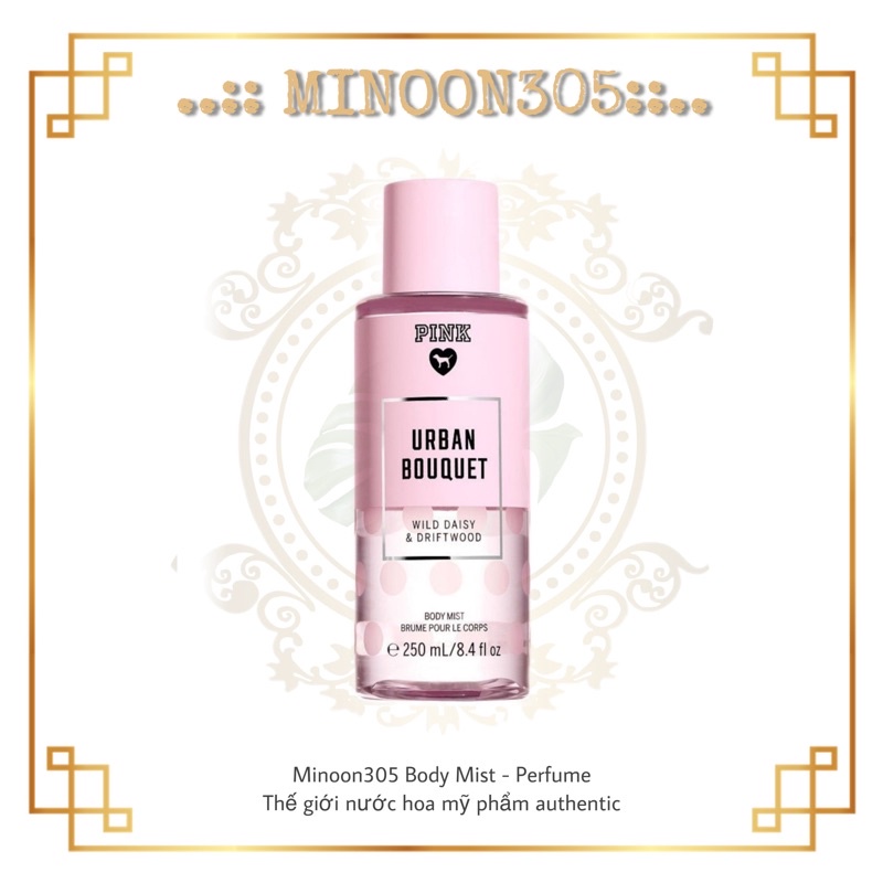 Body Mist 𝗩𝗜𝗖𝗧𝗢𝗥𝗜𝗔'𝗦 𝗦𝗘𝗖𝗥𝗘𝗧 Urban Bouquet 30ml/50ml/100ml/250ml