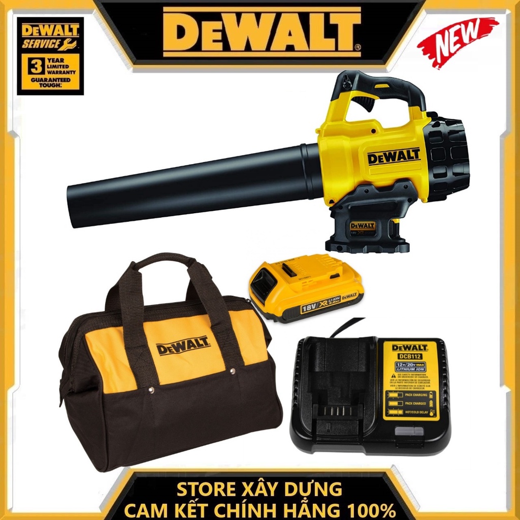 Máy thổi hơi cầm tay 18v dewalt dcm562d1- hàng chính hãng