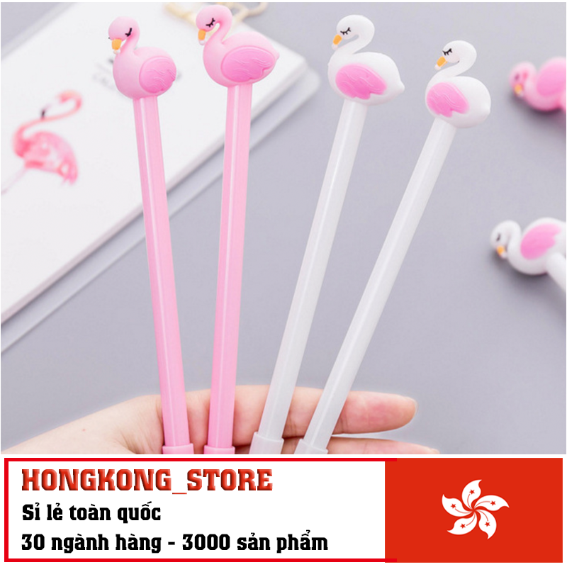 Bút bi viết thiên nga siêu dễ thương - bút bi nước văn phòng mực đen