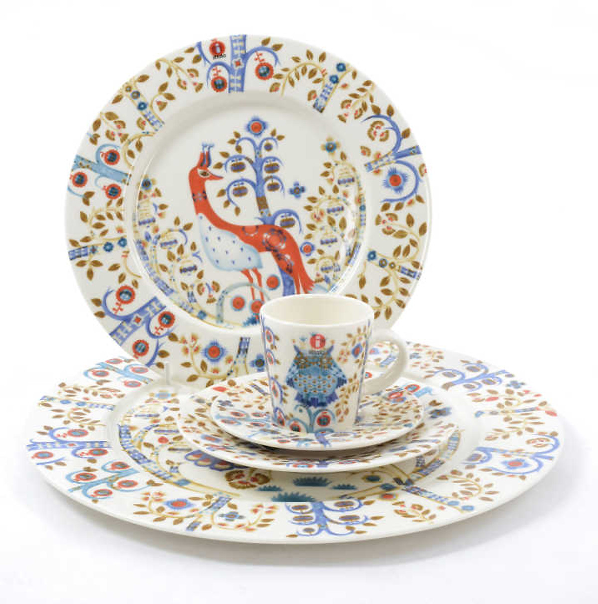 Đĩa sứ Taika đường kính 22cm Iittala