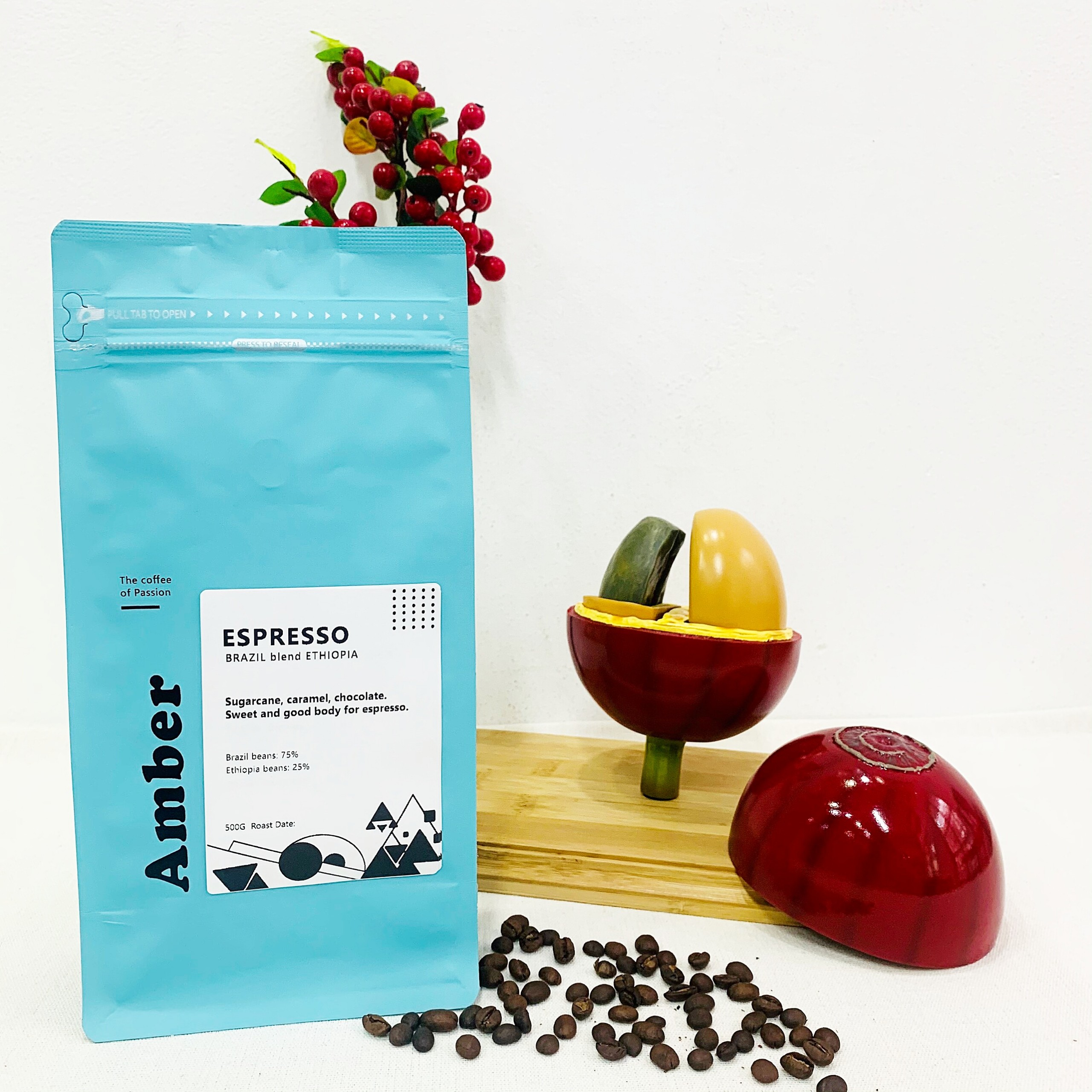Cà Phê pha máy Espresso Brazil Blend Ethiopia