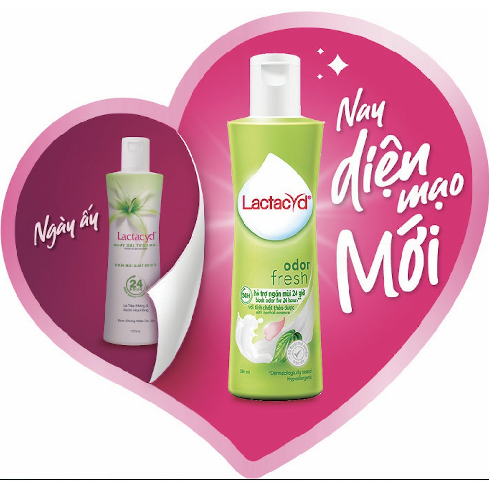 [HCM]DDVS Phụ nữ Lactacyd Odor Fresh 250ml