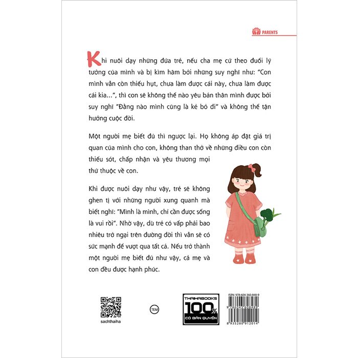 Sách - Mẹ biết đủ, con tự chủ
