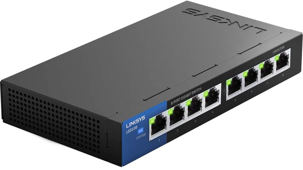 Switch LINKSYS LGS108 8-Port Gigabit